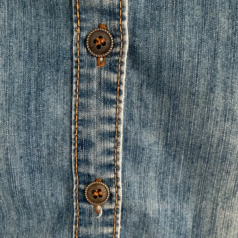 Denim Shirt Dress Above the Knee - Picture 7 of 16